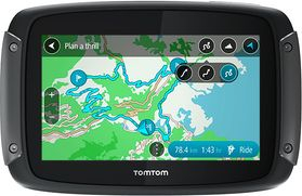 Navigacion për motor TomTom Rider 550 World Premium, GPS, Wi‑Fi, i zi