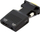 Adapter konvertues Gonga HD38, VGA në HDMI, audio 3.5mm, i zi