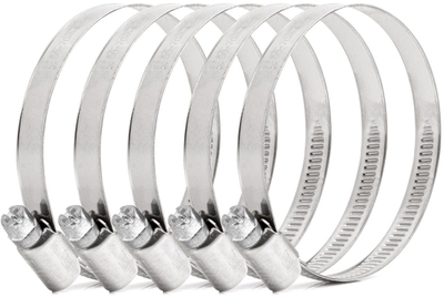 Set kapëse me vidë AMiO 04589, 5 copë, 50–70 mm, çelik inox
