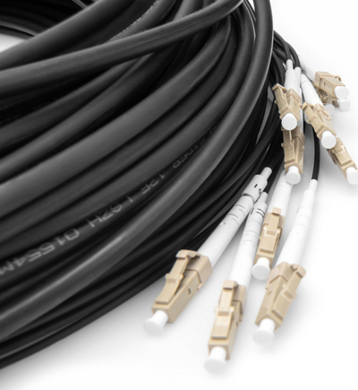 Kabllo fibër optike Digitus Universal Breakout, Multi Mode, e zezë