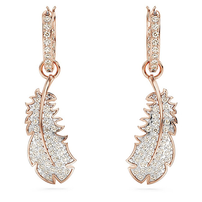 Vathë për femra Swarovski Nice 5663486, të artë/të bardhë