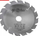 Teh rrethor Globus Wood Blade 200x30, 16 dhëmbë, ngjyrë argjend