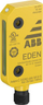Sensor sigurie ABB Eden 2TLA020051R5401, magnetic proximity, IP67/IP69K, i verdhë