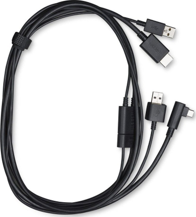 Kabllo Wacom ACK44506Z, USB A në USB C dhe HDMI, e zezë
