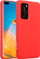 Kover telefoni Crong Color Cover për Huawei P40, silikoni, e kuqe