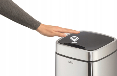 Kosh mbeturinash Durable NO TOUCH Sensor Bin, 35L, me sensor, gri