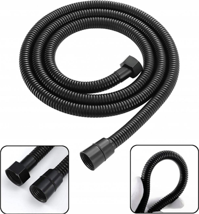 Bateri e fshehtë për vaskë Hansgrohe Talis E 71745670, set dushi, e zezë mat