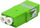 Adapter fibër optike ALANTEC LC APC, single mode, duplex, jeshil