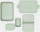 Kuti dreke Brabantia Make and Take Lunch Box Bento Large, e madhe, jeshile Jade