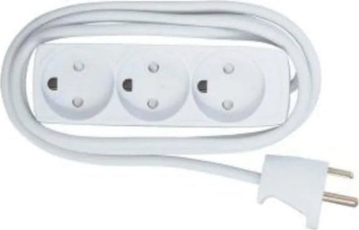 Zgjatues elektrik Microconnect GRU035WDK, 3 dalje Schuko, 5 m, i bardhë