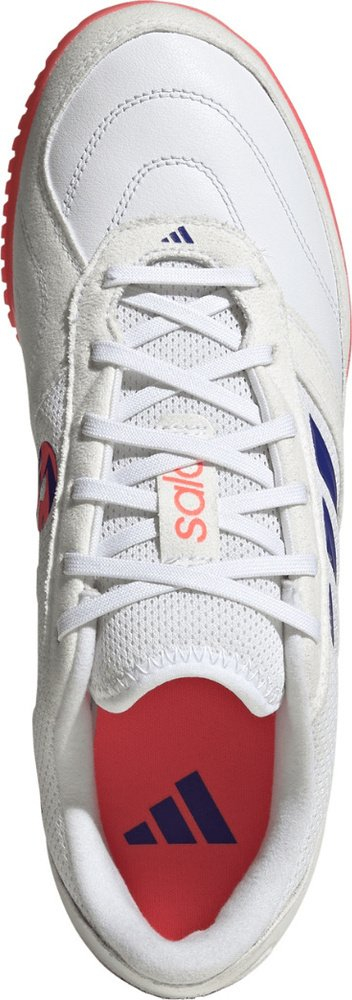 Këpucë futsalli Adidas Top Sala Competition II për të rritur, për parket, me taban gome për mrena, të bardha