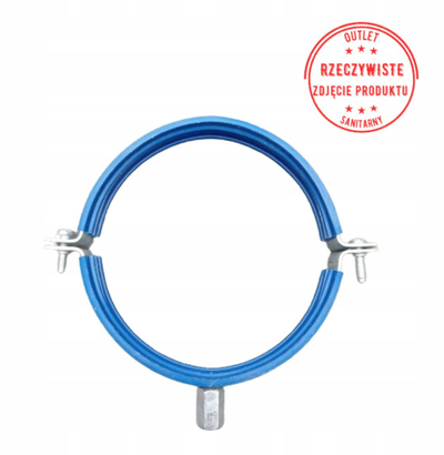 Klemë montuese NICZUK UWX, 125 mm, çelik i galvanizuar, shtresë PVC