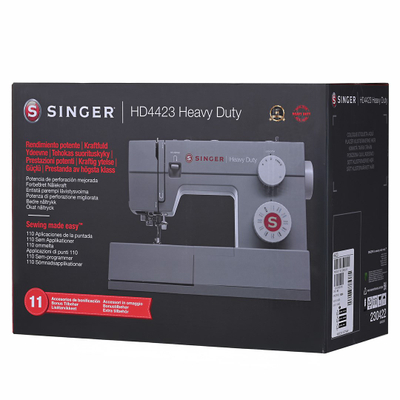 Makina qepëse Singer 4423 Heavy Duty, 23 qepje, mekanike, gri
