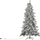 Pemë artificiale Krishtlindjesh TATLOW Snowy Christmas Tree, me drita LED, 210 cm, e bardhë