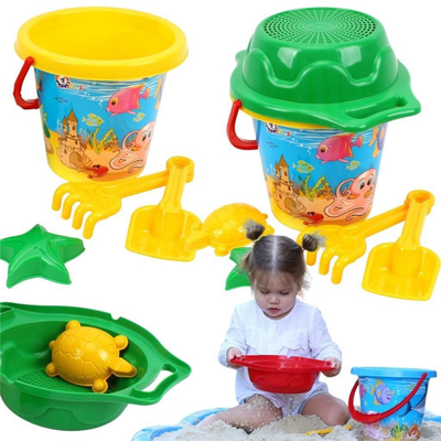 Set lodrash rëre Technok MIX Sand, për plazh dhe kopsht, shumëngjyrësh