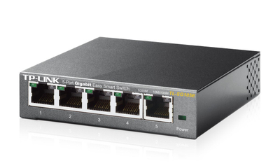 Switch rrjeti TP-Link TL-SG105E, 5 porta Gigabit, 10/100/1000 Mbps, metalik