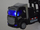 Kamion lodër me telekomandë Super Truck RC0565, 27MHz, me rimorkio transportuese, i zi