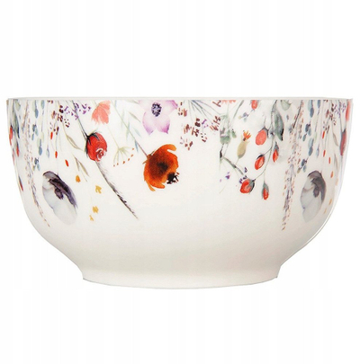 Pjatë e thellë Orion POPPY, porcelan, 13 cm, 500 ml, e bardhë