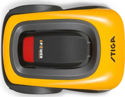 Robot kositës Stiga Stig 600, 600 m², bateri 2.5 Ah, i verdhë