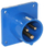 Prizë industriale paneli PCE, 16A, 3P 230V, IP44, blu