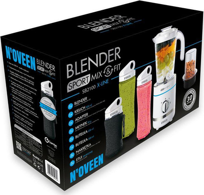 Blender Noveen SB2100 X-Line, 500 W, i bardhë