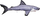 Jastëk Gaby Fish Shark, 120cm