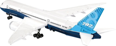 Lodër ndërtimi COBI Boeing 787 8 Dreamliner, avion pasagjerësh, model për koleksionistë, shumëngjyrësh