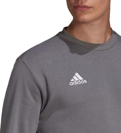 Bluzë sportive adidas Entrada 22 Sweat Top M H57479, për burra, me fleece, gri