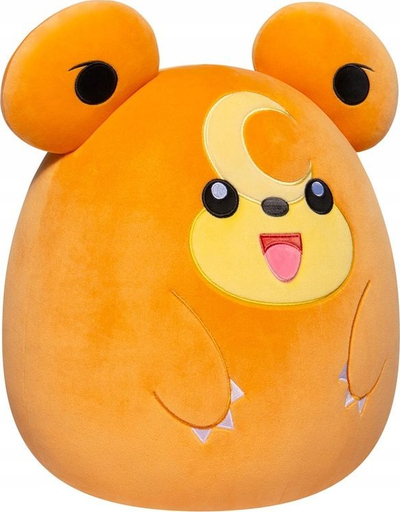 Lodër pellushi Squishmallows Pokémon Teddiursa, 14\", e kaftë