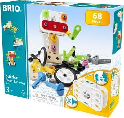 Set ndërtimi Brio Builder Sound Recorder, 68 copë, 3+, shumëngjyrësh