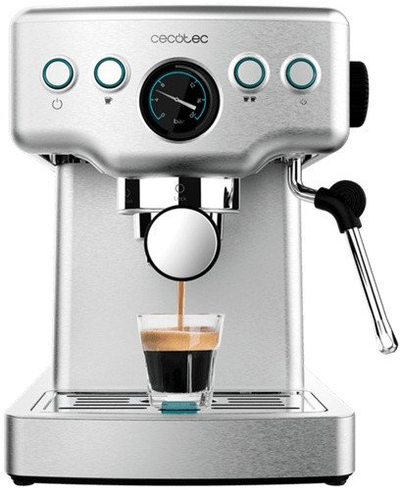 Aparat kafeje Cecotec Barista, 20 bar, 1.8L, ngjyrë argjendi