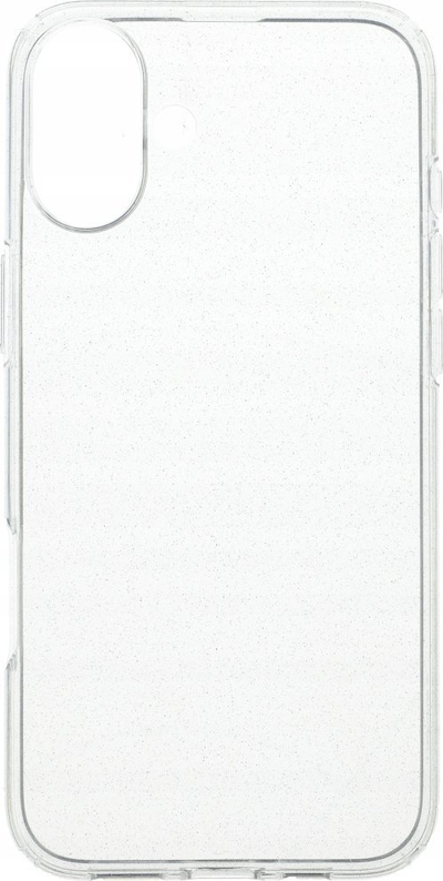 Kapak telefoni Spigen Liquid Crystal Glitter për iPhone 16 Plus, TPU i butë, rri mirë me karikim wireless, transparent me shkëlqim