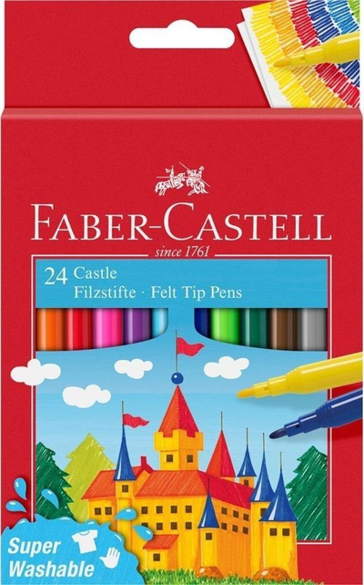 Set fllamastera Faber-Castell, 24 copë