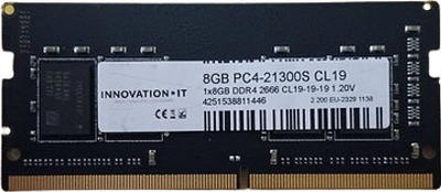 Memorie RAM laptopi Innovation IT, 8GB DDR4, 2666MHz, SO DIMM