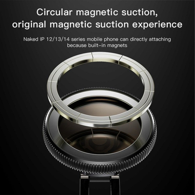 Mbajtëse magnetike për makinë Forcell F Grip, për xham edhe panel, e zezë