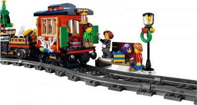 Set lodër LEGO Creator Expert Winter Holiday Train 10254, 734 pjesë, 12+, shumëngjyrësh