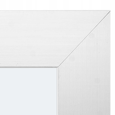 Pasqyrë murale MIRROR 38x48, kornizë argjendi, drejtkëndëshe, argjend