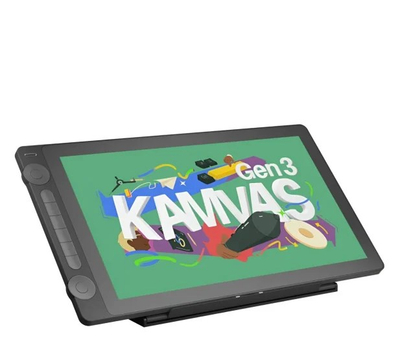 Графички таблет Huion Kamvas 16, 15.6\", со екран, црн