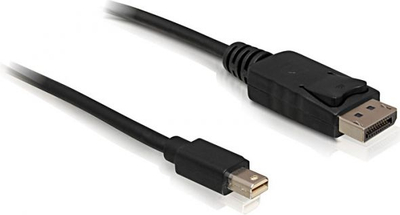 Kabllo Delock DisplayPort Mini - DisplayPort, 1m, e zezë