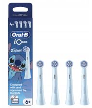 Koka rezervë furçe dhëmbësh Oral-B iO Kids Disney Stitch, 4 copë, për moshën 6+