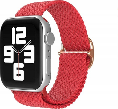 Rrip ore Epico Watch Strap Braided, për Apple Watch 38/40/41 mm, tekstil elastik, jeshile ulliri