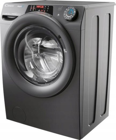 Lavatriçe me tharëse Candy ROW 4966 DWRR7 S, 9kg 6kg, 1400 rpm, gri e errët