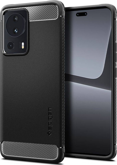 Mbulesë telefoni Spigen Rugged Armor për Xiaomi 13 Lite, TPU, që s’i prishen lehtë nga goditjet, e zezë matte
