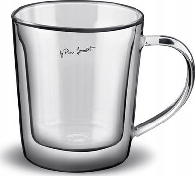 Set gotash Lamart Glass LT9036, 350ml, xham borosilikat me mure të dyfishta, transparente