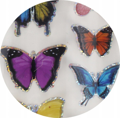 Sticker 3D Craft with Fun Butterfly, dekorues, shumëngjyrësh