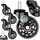 Rrota zyre Vilde prej gome për karrige, 6.3 cm, kunj 10 mm, set 5 copë