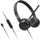 Kufje Lenovo stereo me mikrofon USB-A, me kabllo, me komandim në kabllo, të zeza