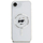 Заштитна маска за телефон Karl Lagerfeld IML Choupette Head за iPhone 16E 6.1", MagSafe, бела