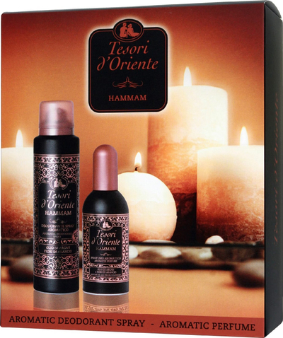 Set parfumesh Tesori d'Oriente Hammam, EDT 100 ml, deodorant sprej 150 ml