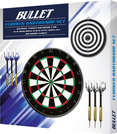 Set dart XQMAX Sisal, 45 cm, me 6 shigjeta, shumëngjyrësh